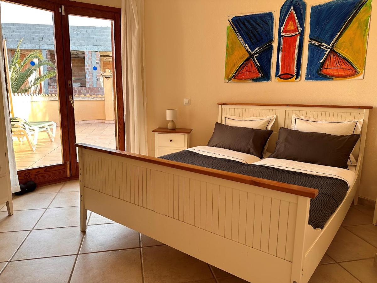 Villa Sanchez In Strandnahe Mit Pool, Jacuzzi, Klima, Wifi, Gas Bbq Santanyi Ngoại thất bức ảnh